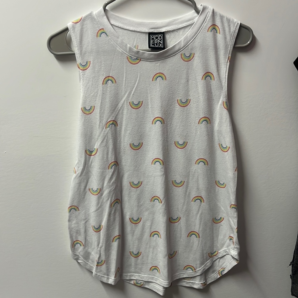 🤑 rainbow tank top
